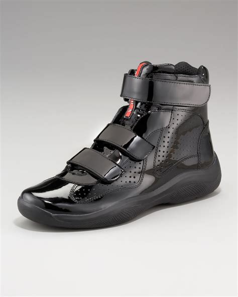 prada sneanekers|high top Prada sneakers.